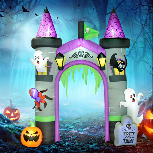 12ft Haunted Castle Archway Inflatable