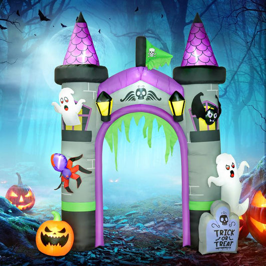 12ft Haunted Castle Archway Inflatable